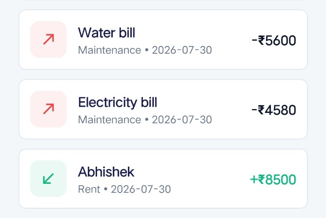 Payment Chart UI
