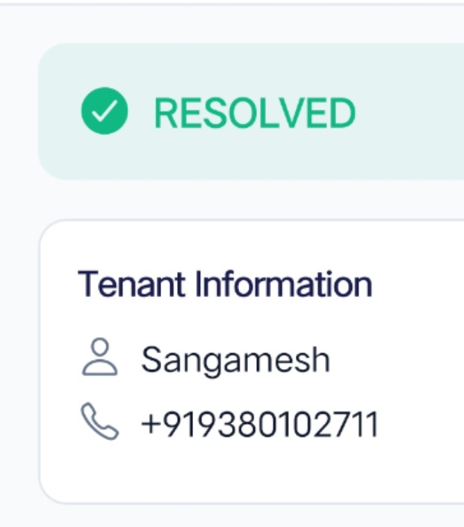 Tenant Ticket